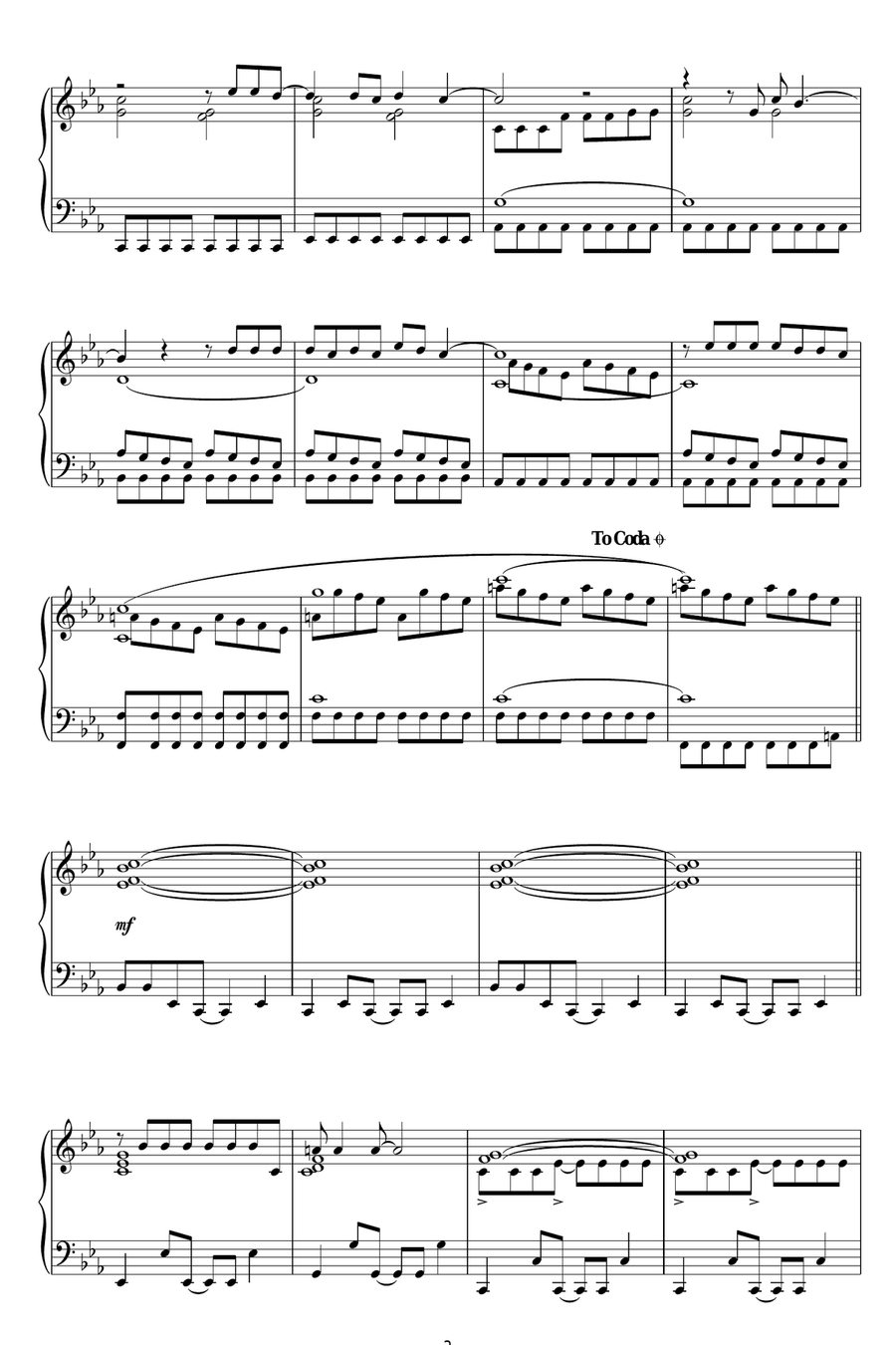 Square One Piano Solo scores gallery preview page 3