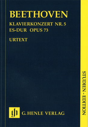Book cover for Concerto for Piano and Orchestra E Flat Major Op. 73, No. 5