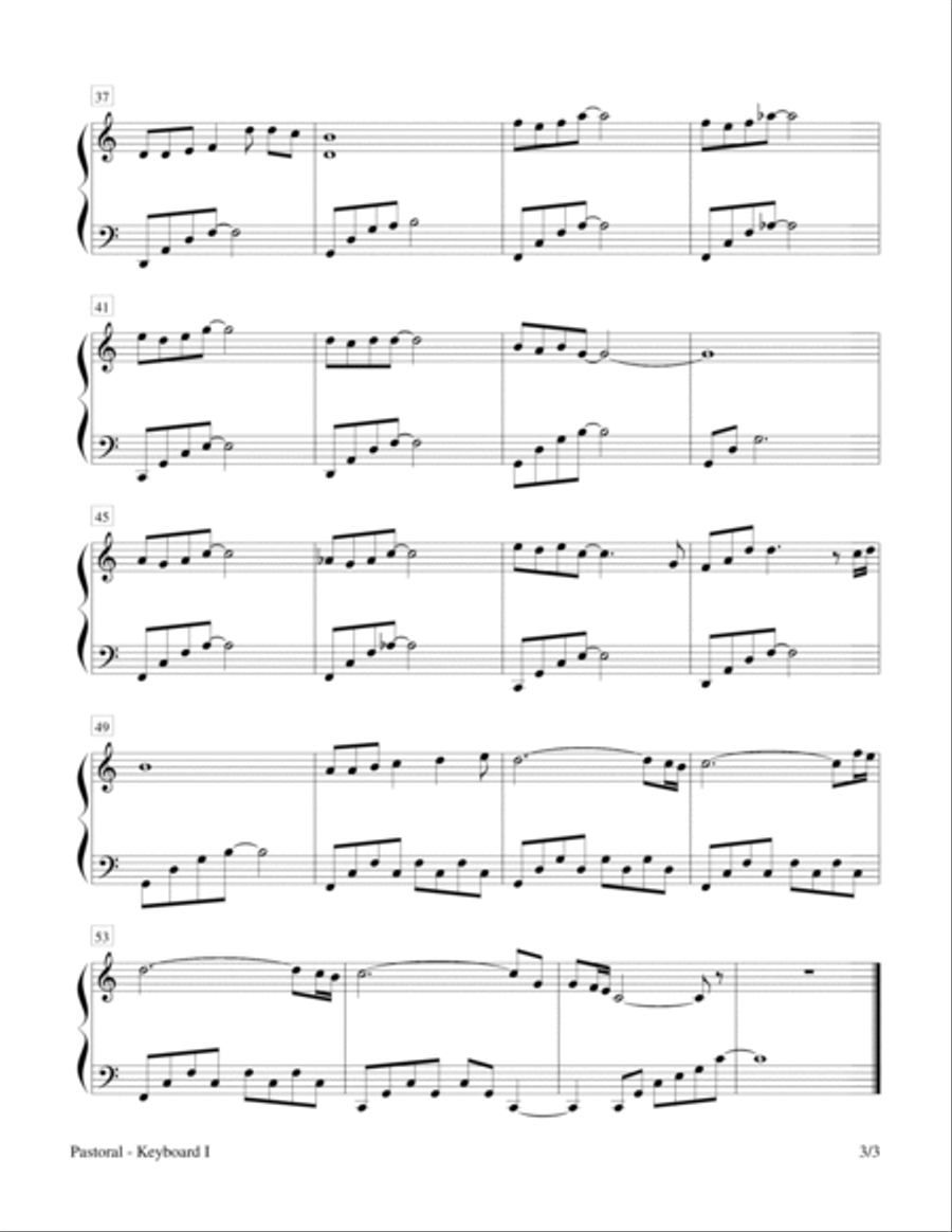 Sounds of Creation - Pastoral (Keyboard Duet; 2 Pianos, 4 Hands) 2 Pianos, 4-Hands scores gallery preview page 3