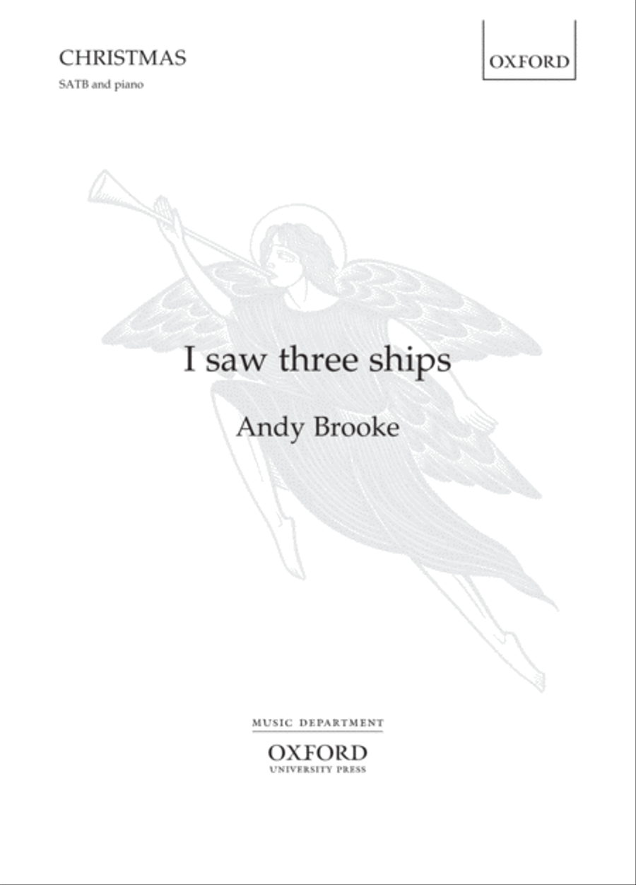 I saw three ships 4-Part scores gallery preview page 1