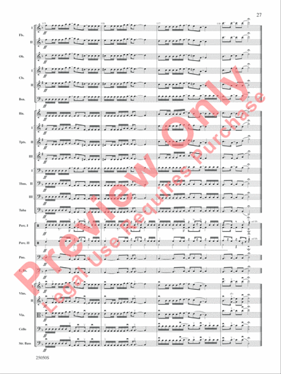 The Children of Sanchez The Children of Sanchez Full Orchestra scores gallery preview page 28
