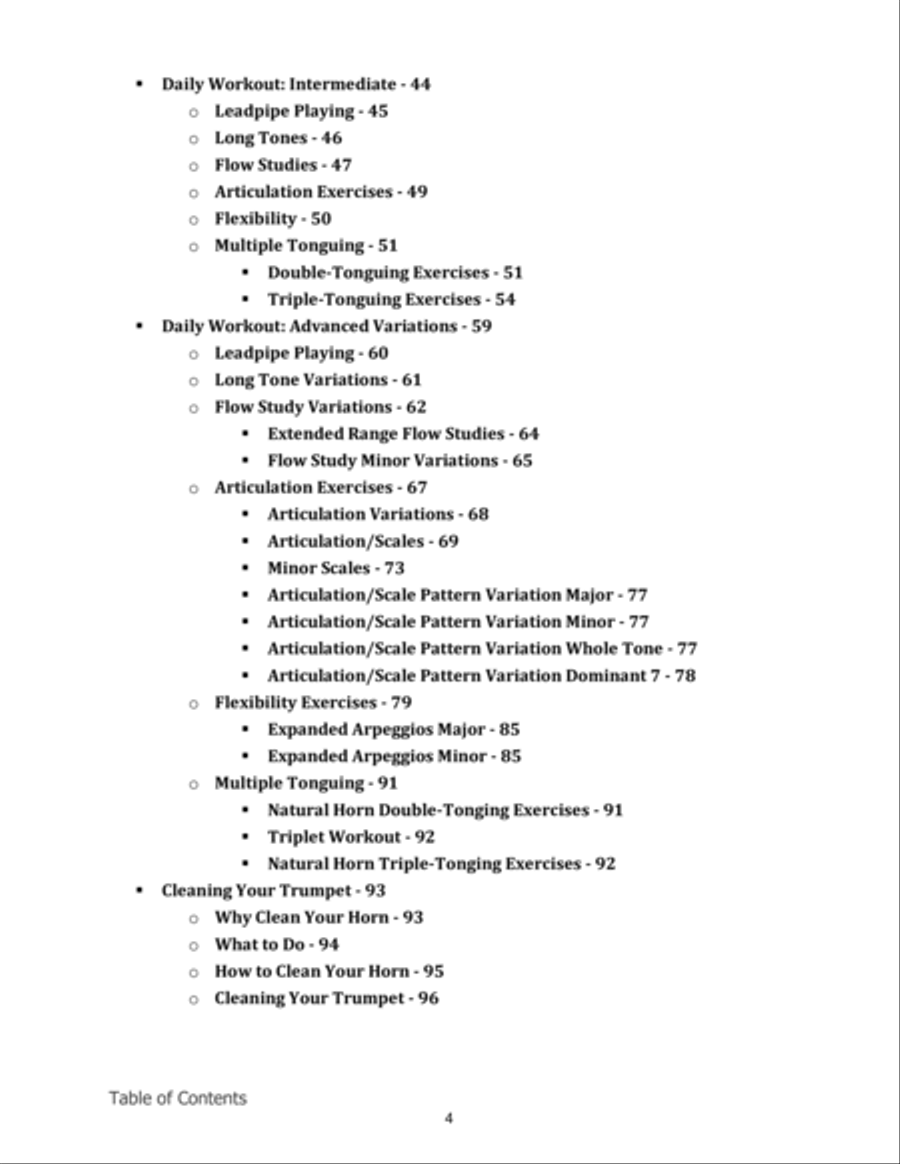 The Intentional Trumpeter Trumpet Solo scores gallery preview page 5