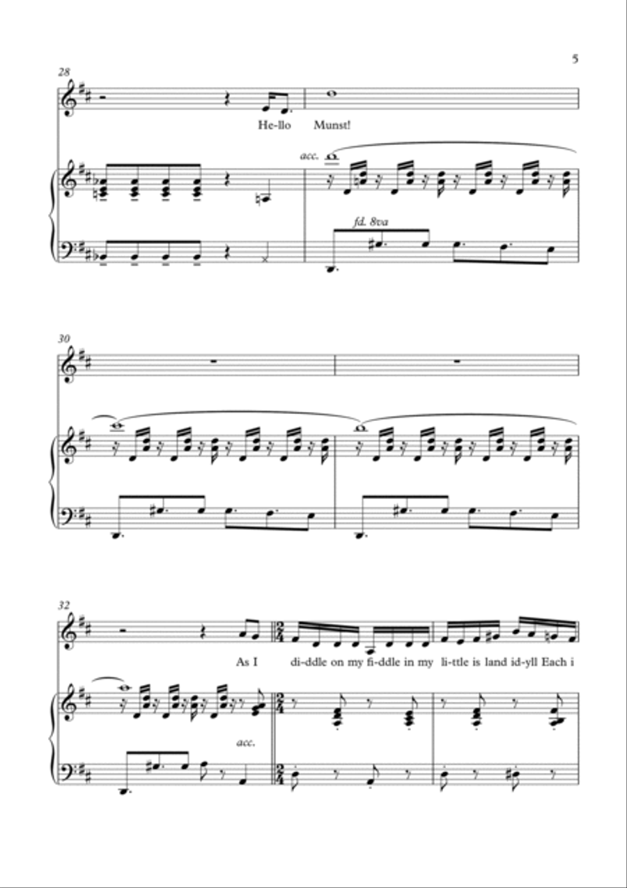 ME AND MY MUSIC Alto Voice scores gallery preview page 5