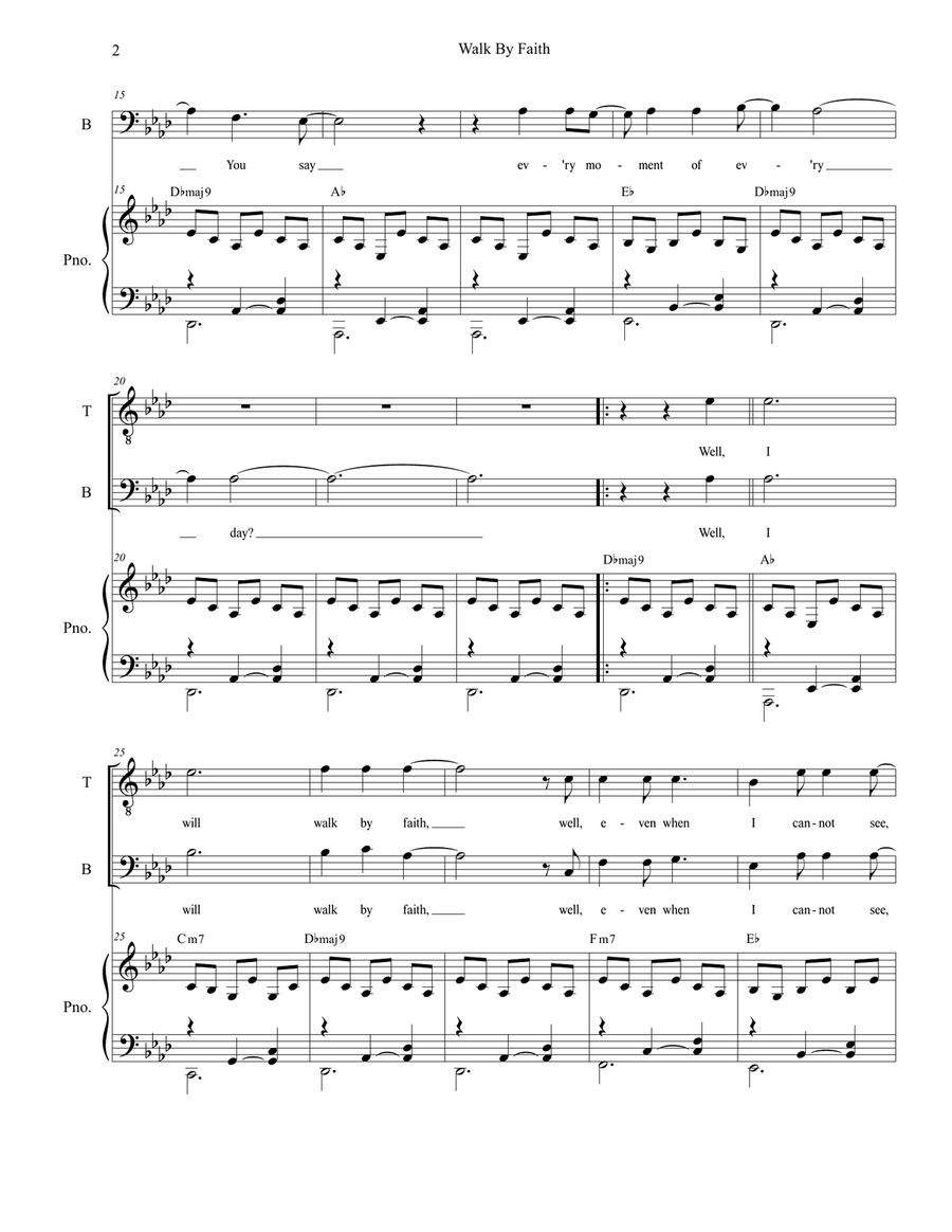 Walk By Faith TB scores gallery preview page 2