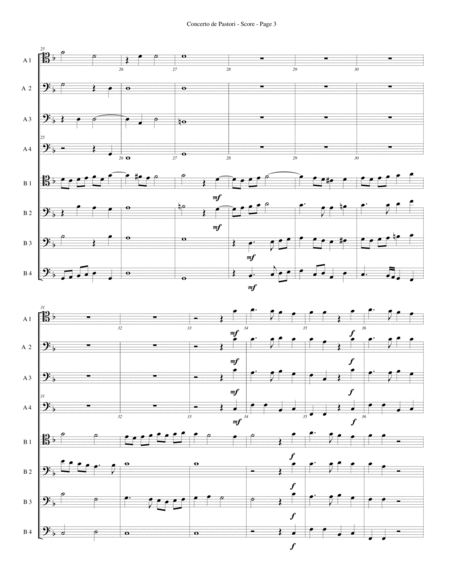 Concerto de Pastori for Trombone or Low Brass Octet image number null