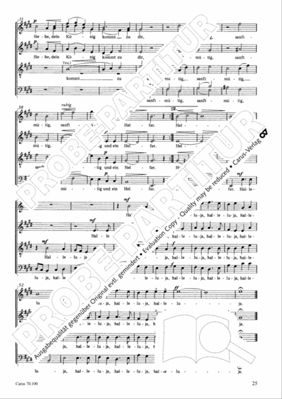 Geistliches Chorbuch der Romantik Choir scores gallery preview page 26
