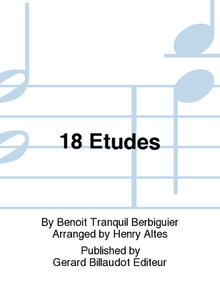 Book cover for 18 Etudes