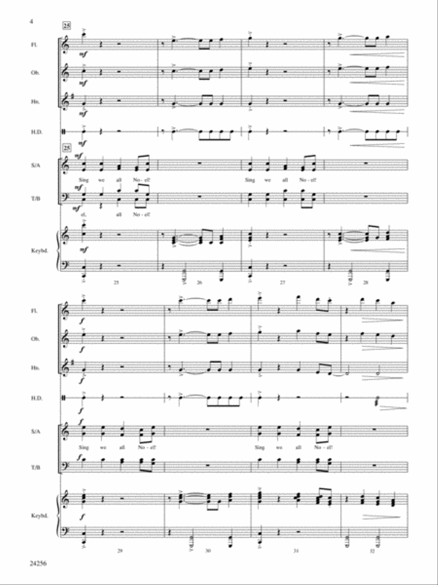 He Is Born, Sing Noel! He Is Born, Sing Noel! Choir scores gallery preview page 5