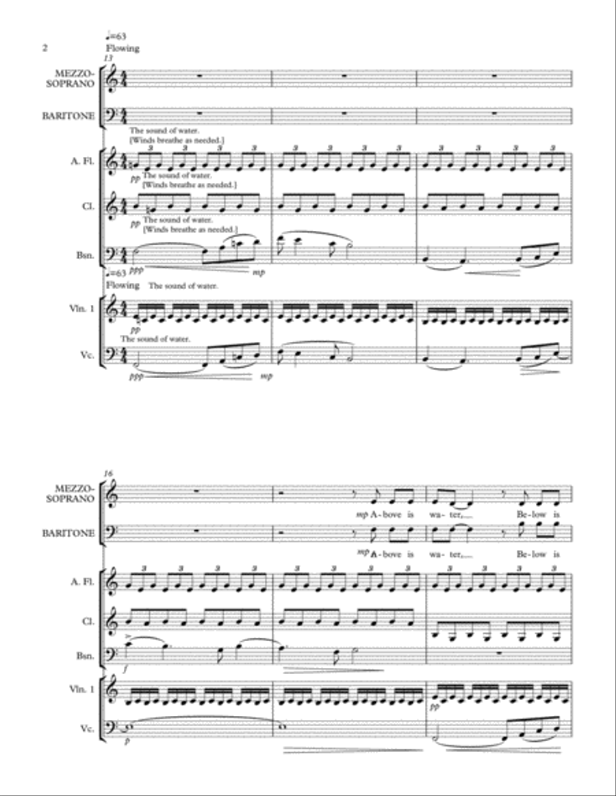 I Come From Water Vocal Duet scores gallery preview page 2