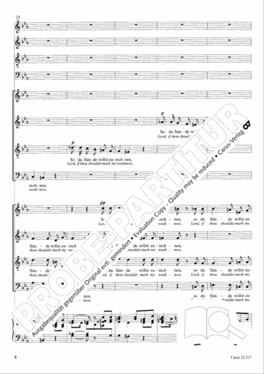 Psalm 130 4-Part scores gallery preview page 9
