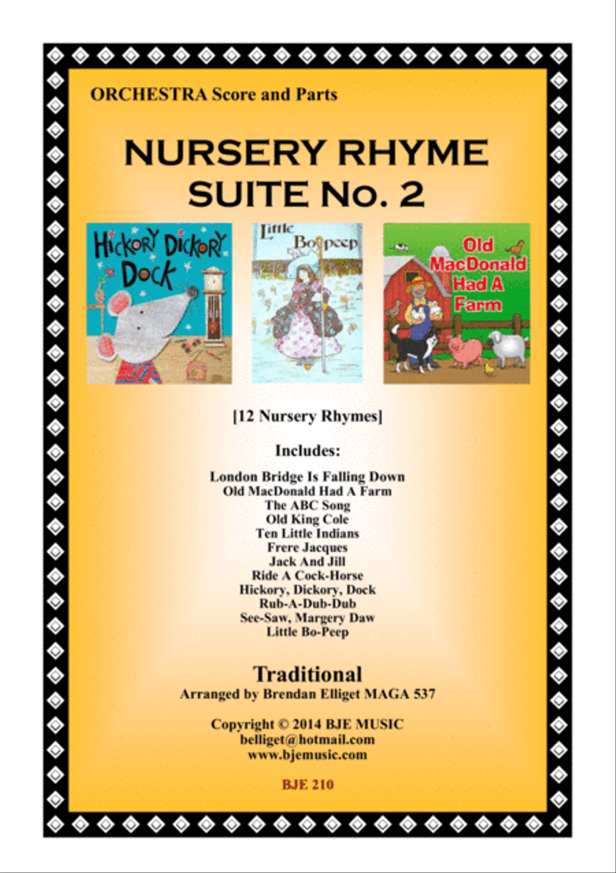 Nursery Rhyme Suite No. 2 - Orchestra Score and Parts Full Orchestra scores gallery preview page 1