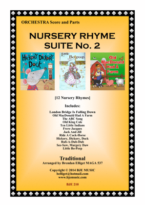 Book cover for Nursery Rhyme Suite No. 2 - Orchestra Score and Parts