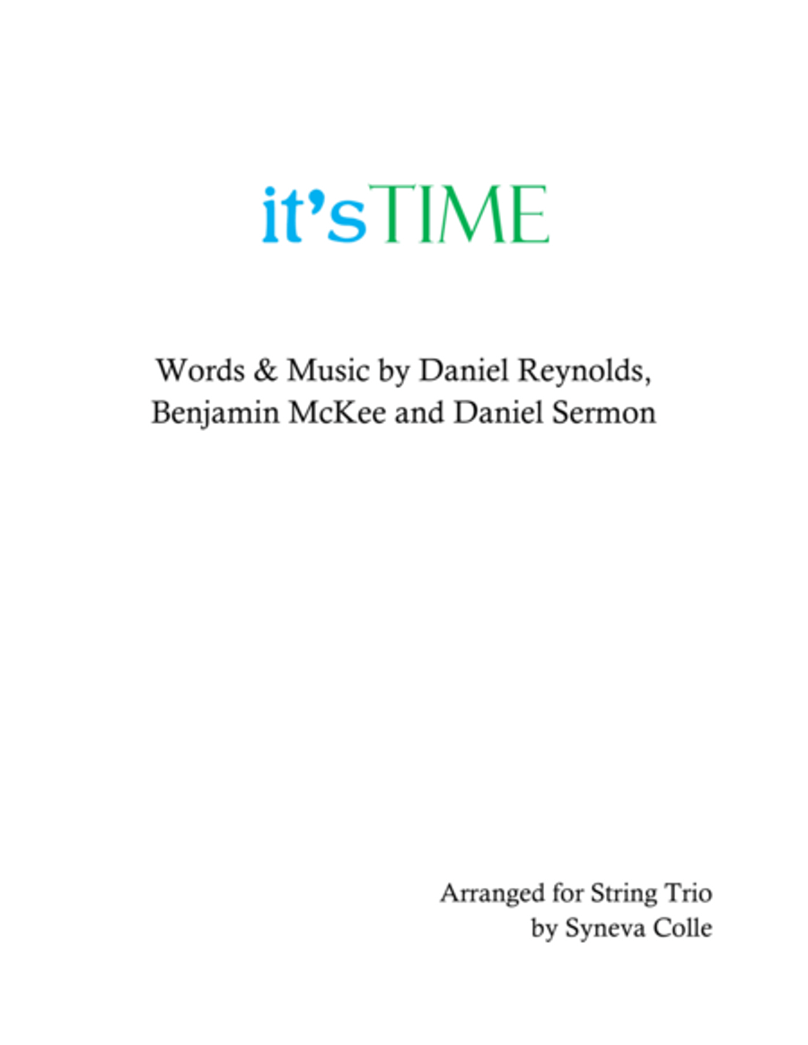 It's Time String Trio scores gallery preview page 1