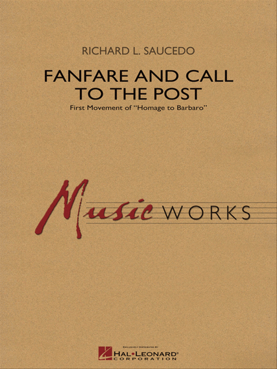 Fanfare and Call to the Post Concert Band scores gallery preview page 1
