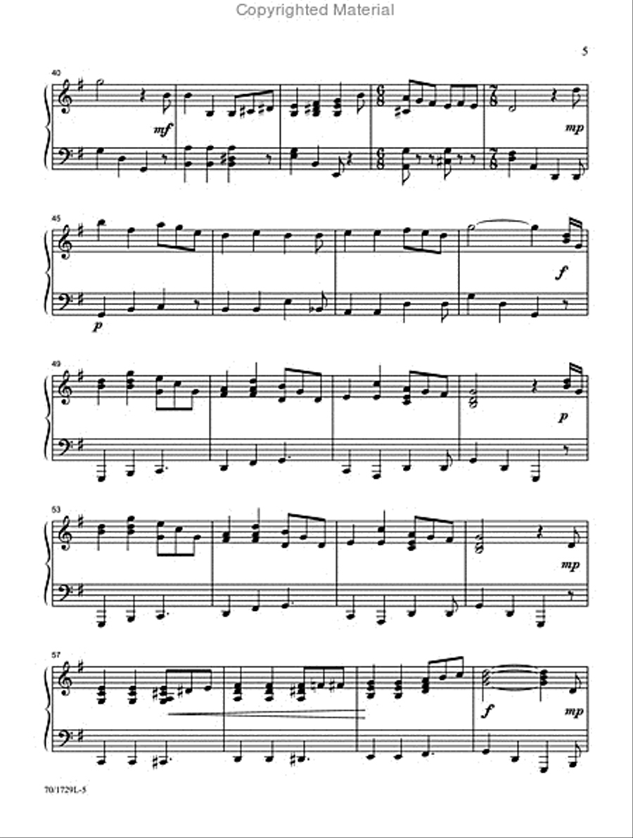 Curry for Christmas Curry for Christmas Piano Solo scores gallery preview page 4