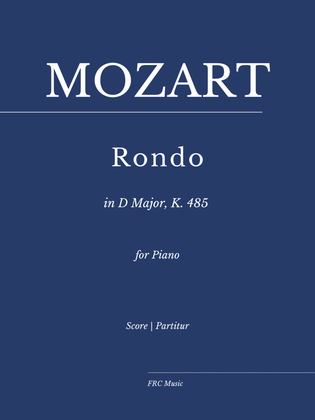 Rondo in D Major, K. 485 for Piano Solo (as played by Víkingur Ólafsson)