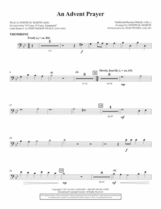 An Advent Prayer (Consort) - Trombone
