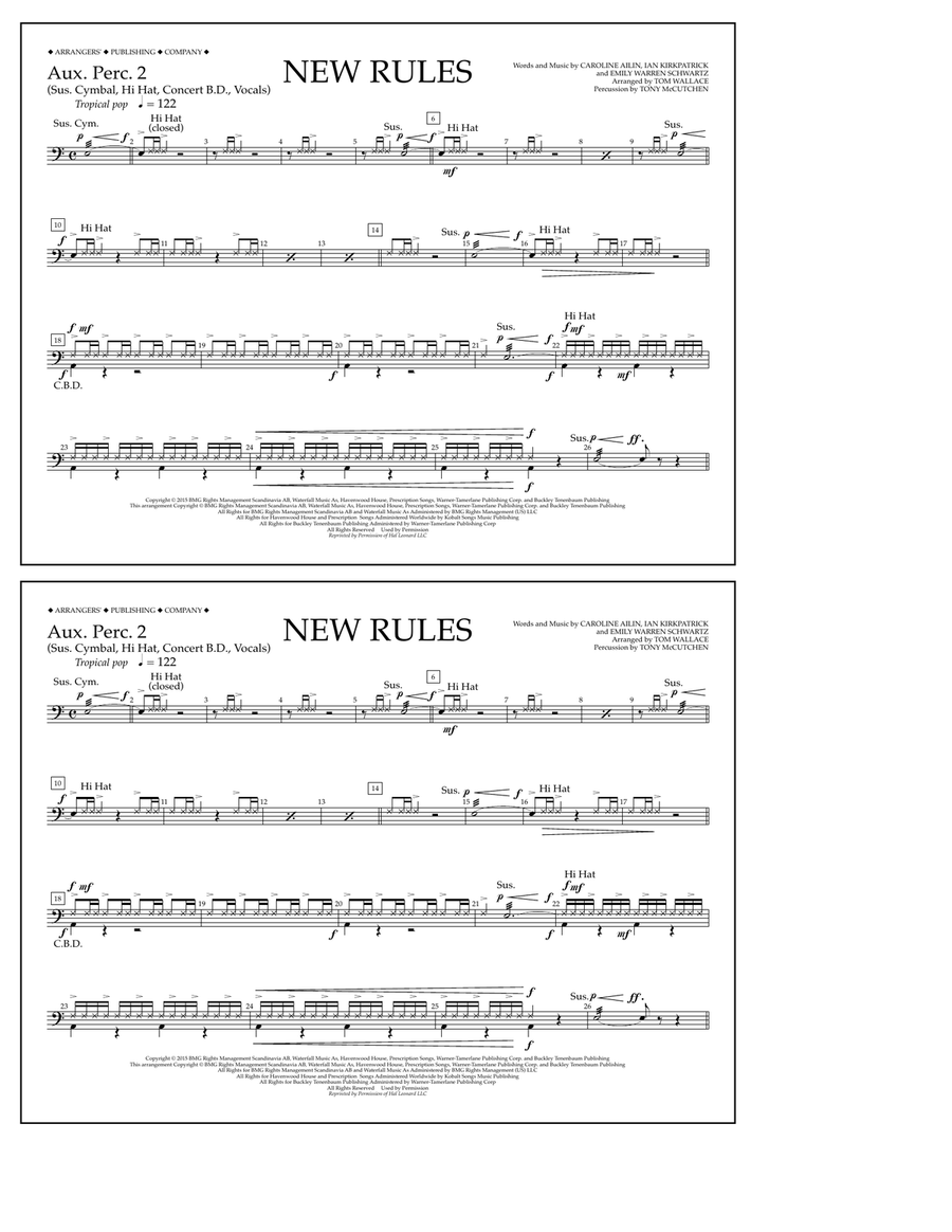 New Rules - Aux. Perc. 2