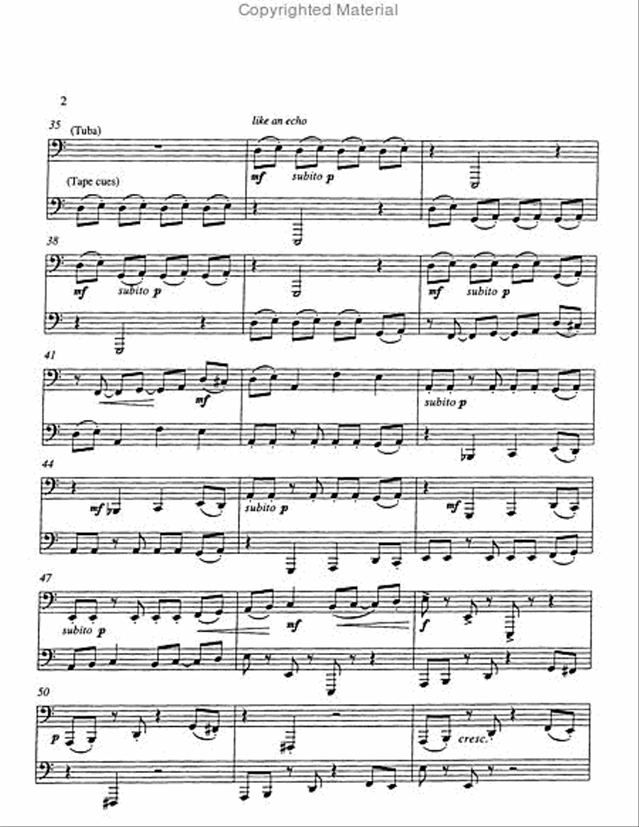 Clones Tuba scores gallery preview page 4