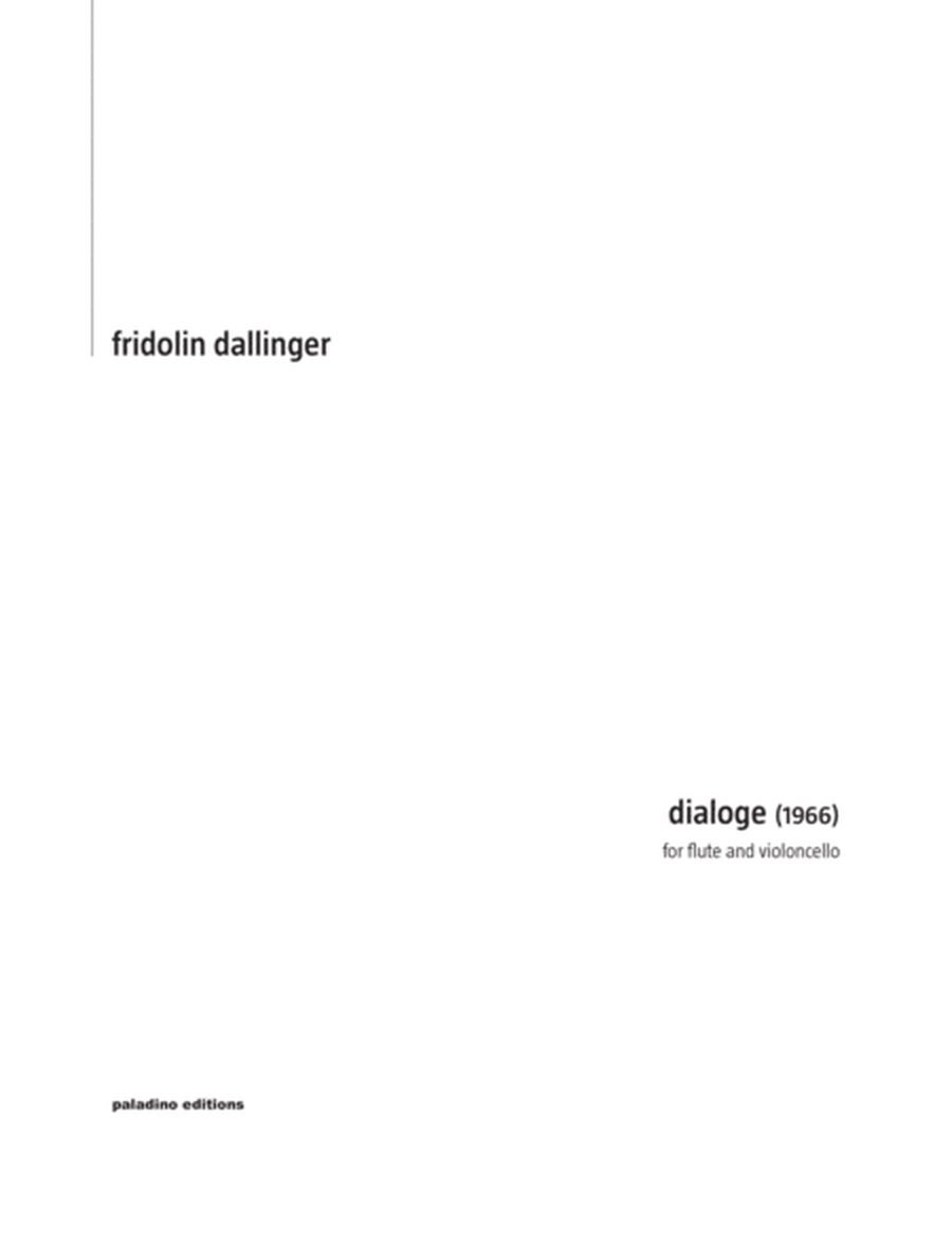 Dialogues (Dialoge) (1966) for Flute and Violoncello
