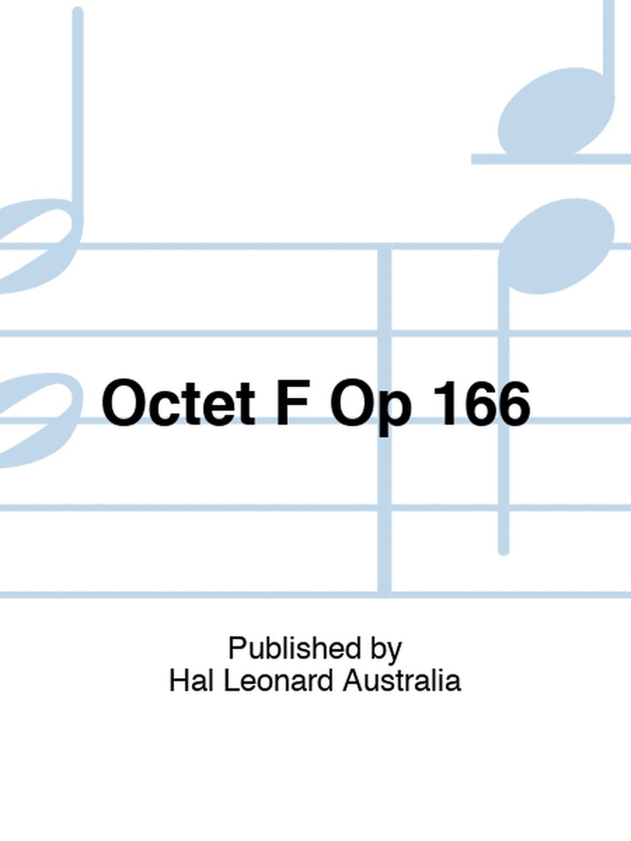 Octet F Op 166