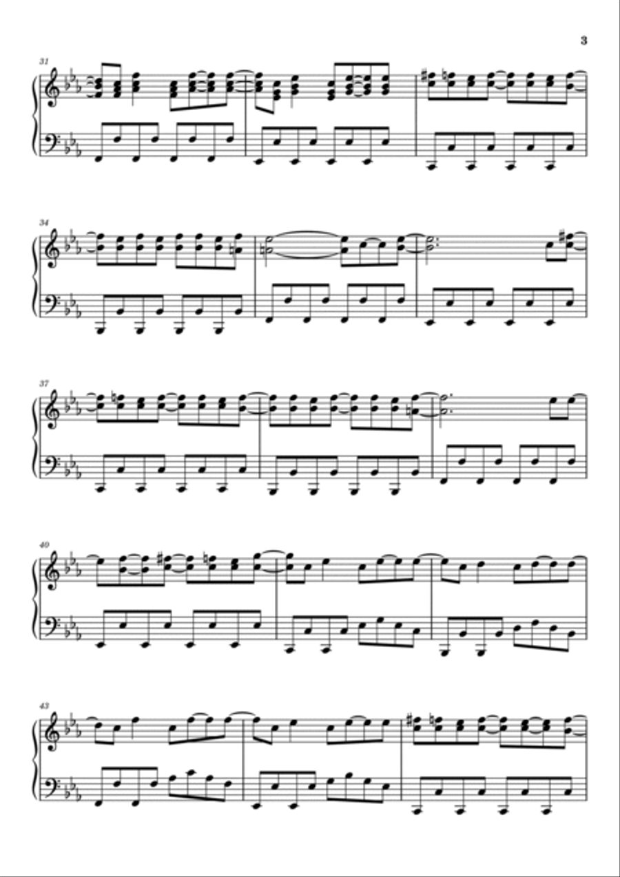 Smalltown Boy Smalltown Boy Piano Solo scores gallery preview page 3