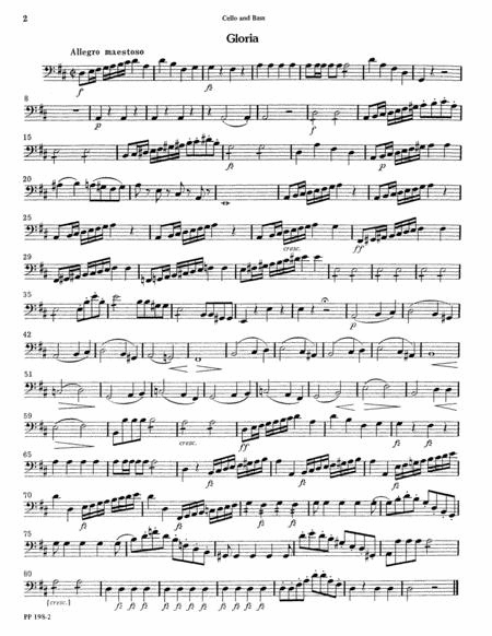Mass in G - String Parts/Conductor's Score
