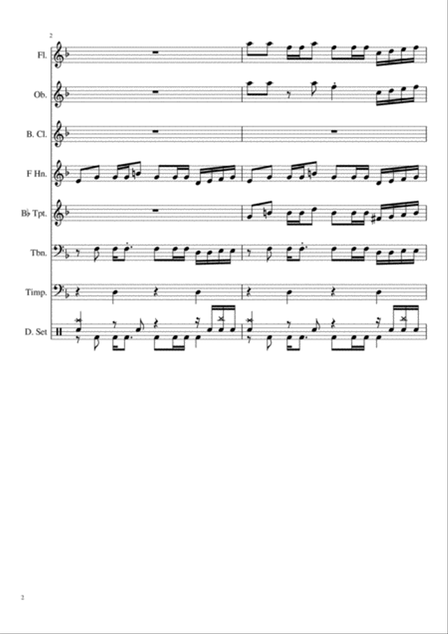 The Fort Wayne Line The Fort Wayne Line Large Ensemble scores gallery preview page 2