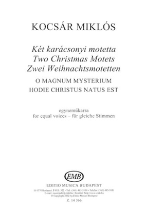 Two Christmas Motets