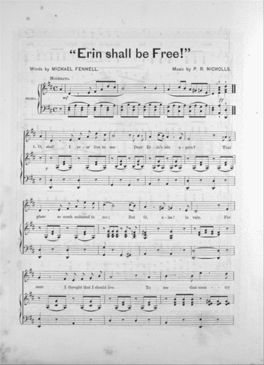 Erin Shall Be Free Voice scores gallery preview page 2