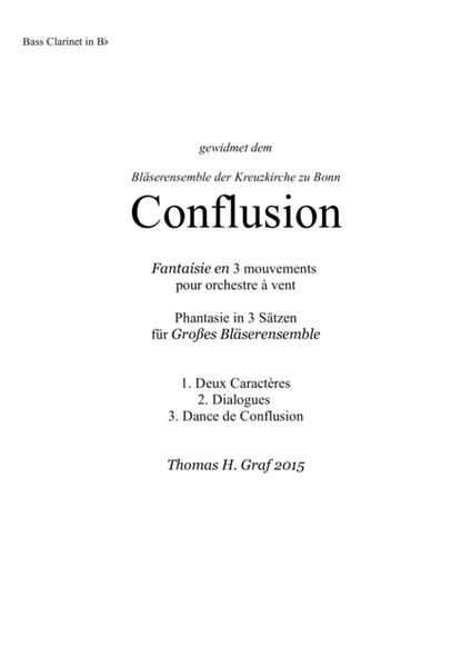 Conflusion - Suite - Wind Ensemble - Bass Clarinet image number null