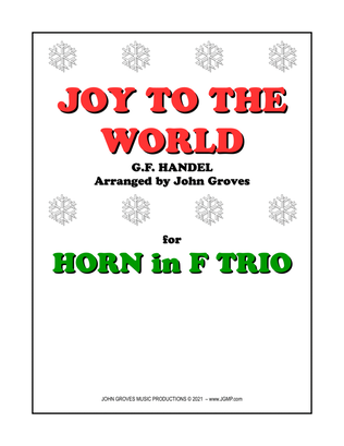 Book cover for Joy To The World - French Horn Trio