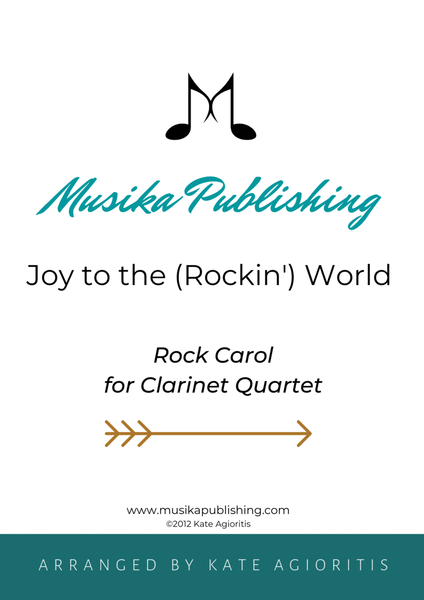 Joy to the World - Rock Carol for Clarinet Quartet image number null