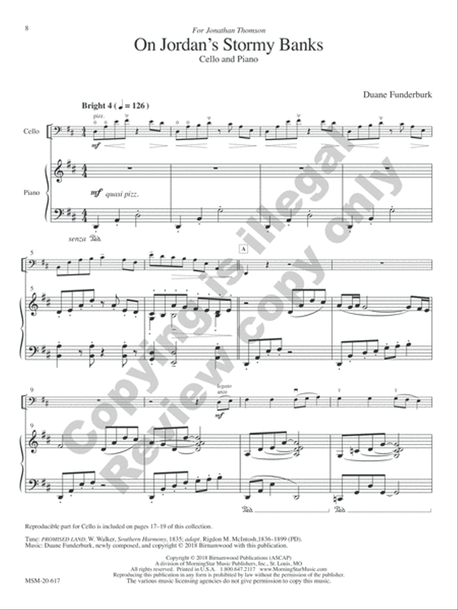 Two Pieces for Cello and Piano Piano Accompaniment scores gallery preview page 5