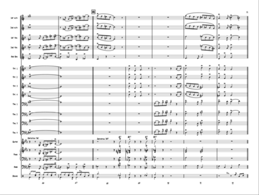 The Twelve Days of Christmas Jazz Ensemble scores gallery preview page 10
