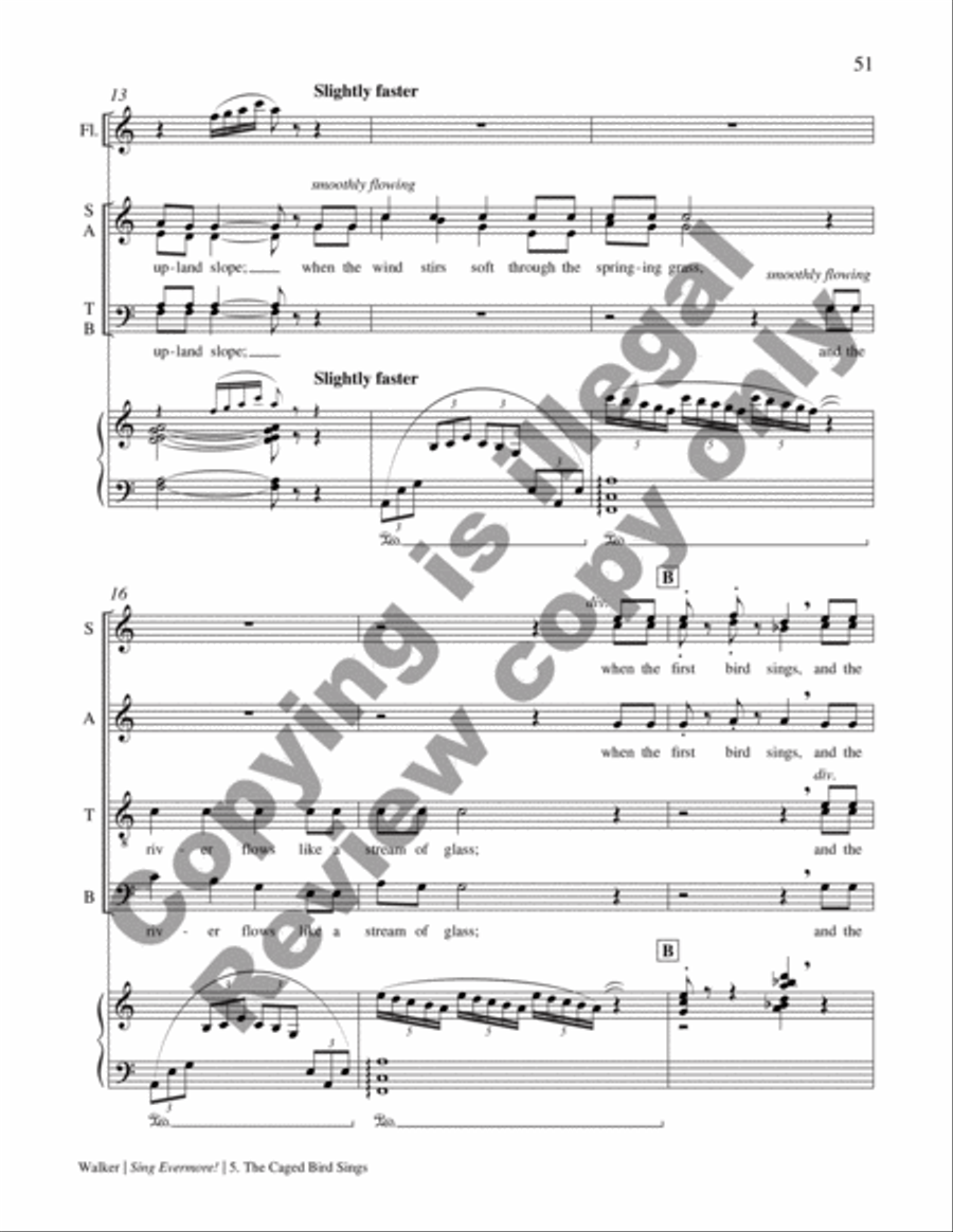 Sing Evermore! (Choral Score) Divisi scores gallery preview page 21