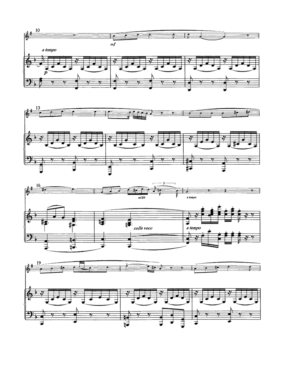 Cavatina from Don Pasquale for Trumpet & Piano B-Flat Trumpet scores gallery preview page 2