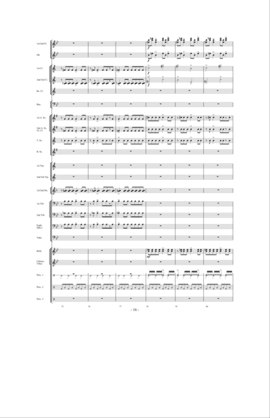 Force Majeure Concert Band scores gallery preview page 15