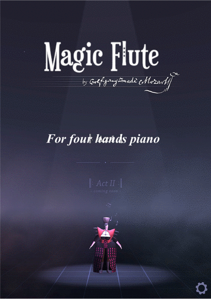 Mozart  The Magic Flute for 2 pianos (overture)