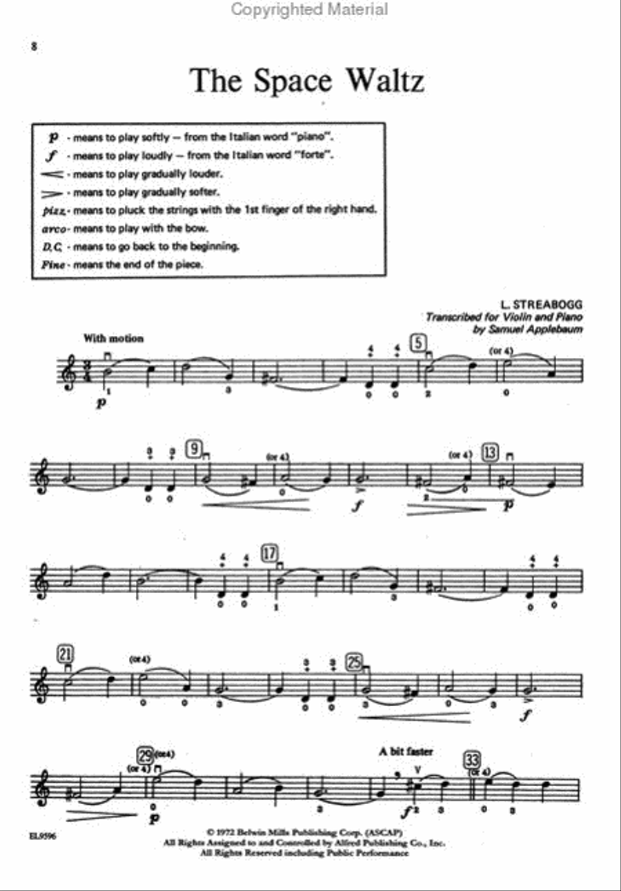 String Festival Solos, Volume 1 Violin Solo scores gallery preview page 3