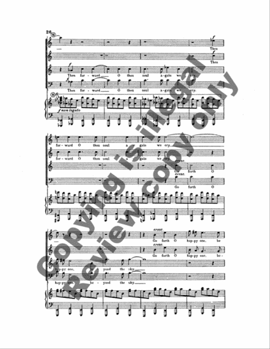 Choral Hymns from the Rig-Veda, Group 1 4-Part scores gallery preview page 6