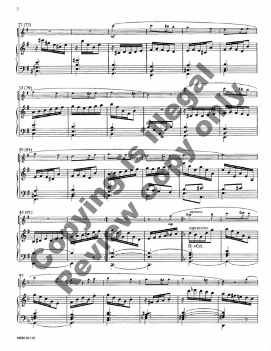 A Prelude on Greensleeves for Flute and Organ Flute Solo scores gallery preview page 6