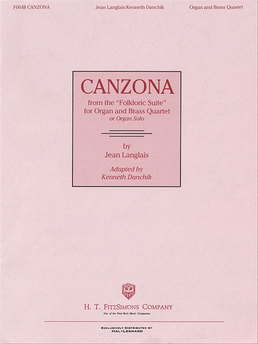 Canzona (from the "Folkloric Suite")