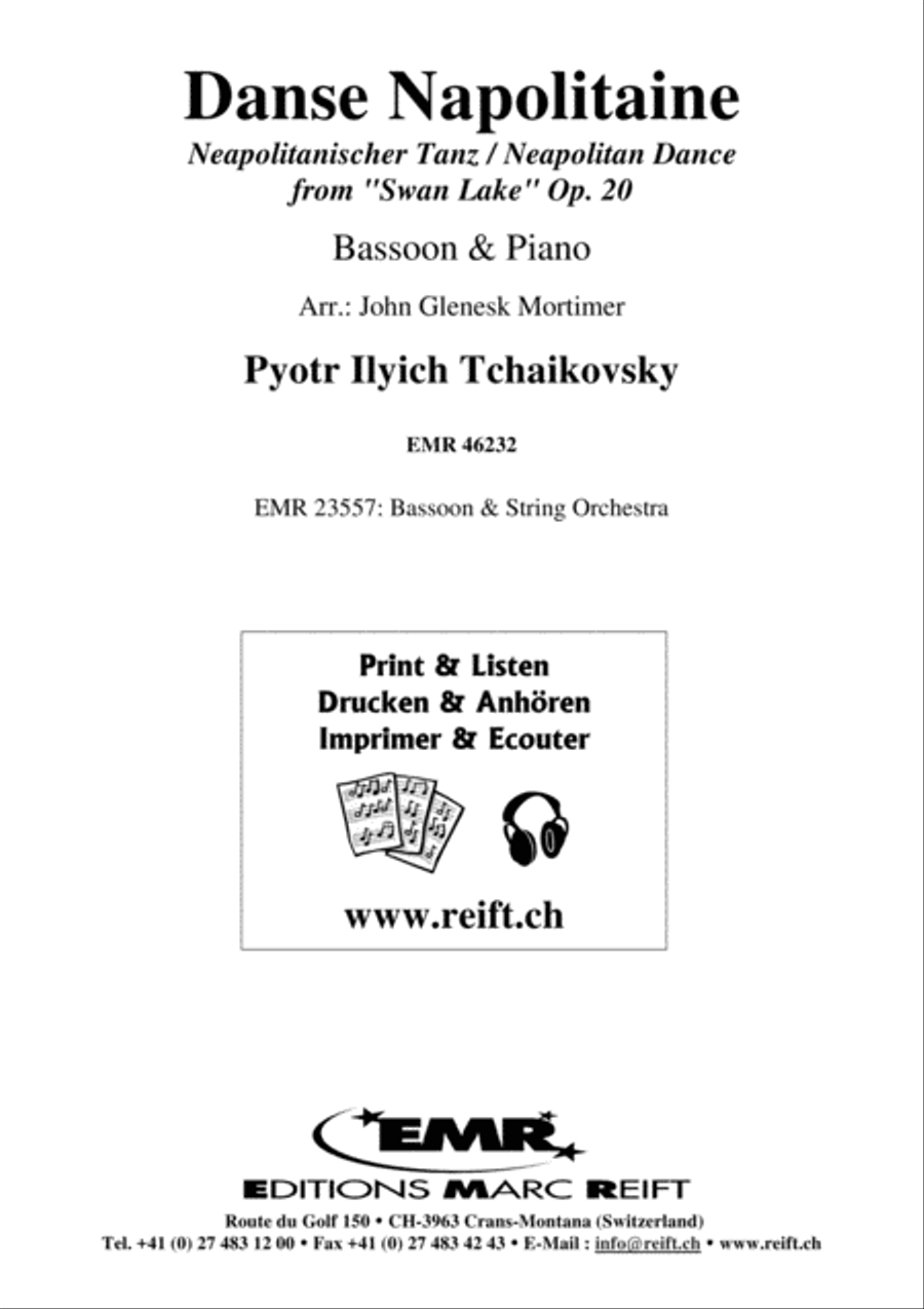 Danse Napolitaine Danse Napolitaine Bassoon Solo scores gallery preview page 1