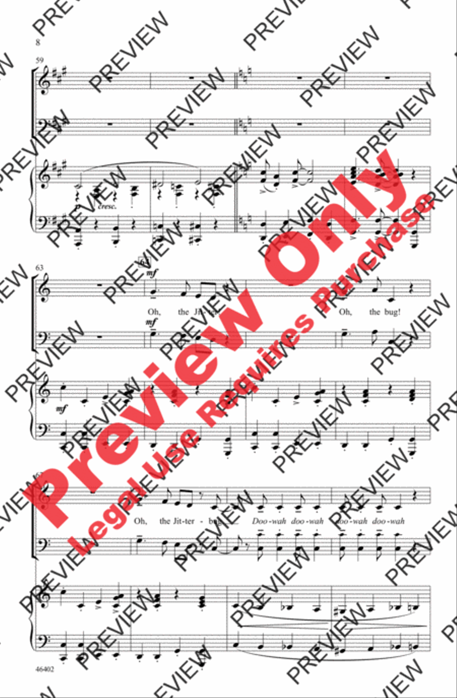 Jitterbug 3-Part scores gallery preview page 8