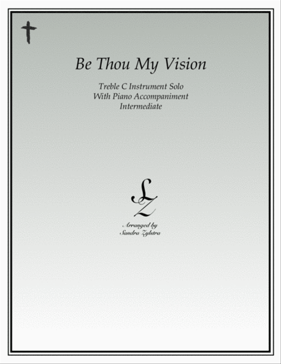 Be Thou My Vision (treble C instrument solo) Piccolo scores gallery preview page 1