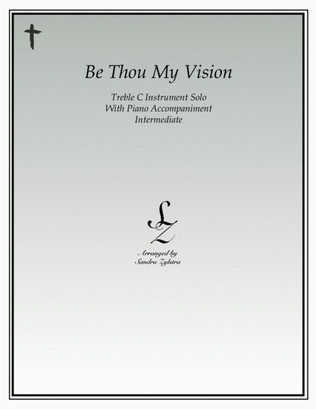 Book cover for Be Thou My Vision (treble C instrument solo)