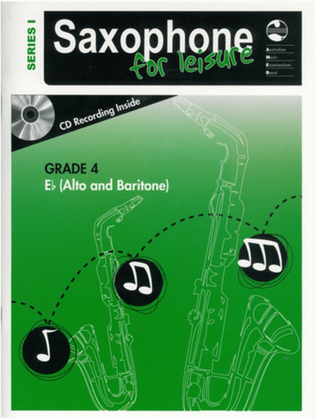 AMEB Saxophone For Leisure Grade 4 E Flat Book/CD Ser 1