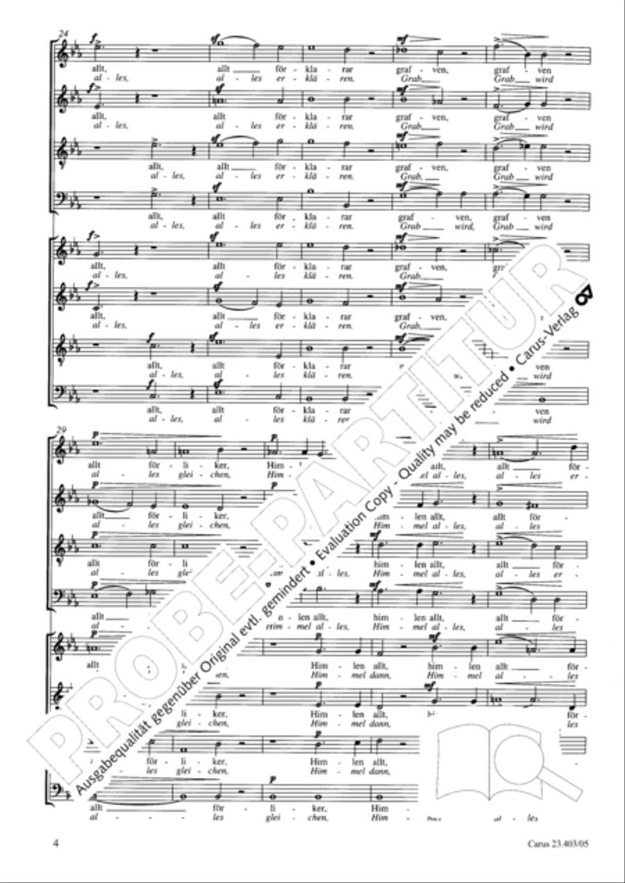 Jordens oro viker 4-Part scores gallery preview page 5