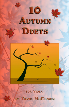 Book cover for 10 Autumn Duets for Viola
